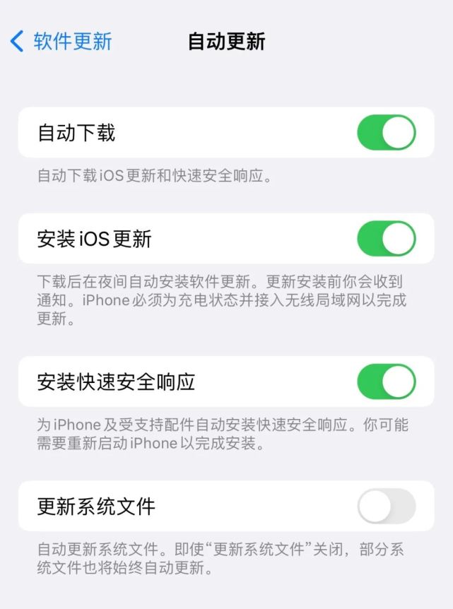 西峰苹果手机维修分享苹果快速安全响应更新有必要安装吗 